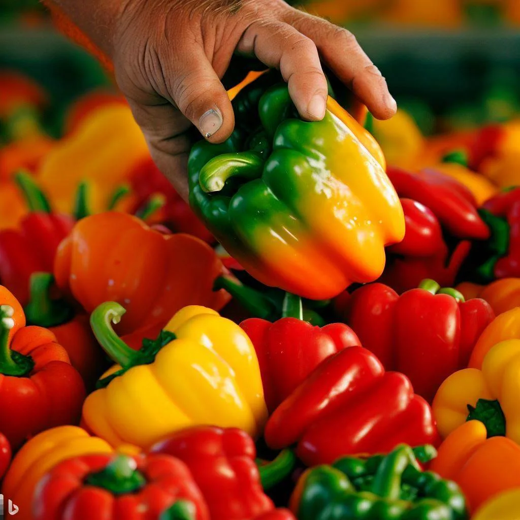 Coloured capsicum clearance